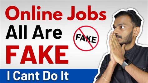 are all online jobs fake